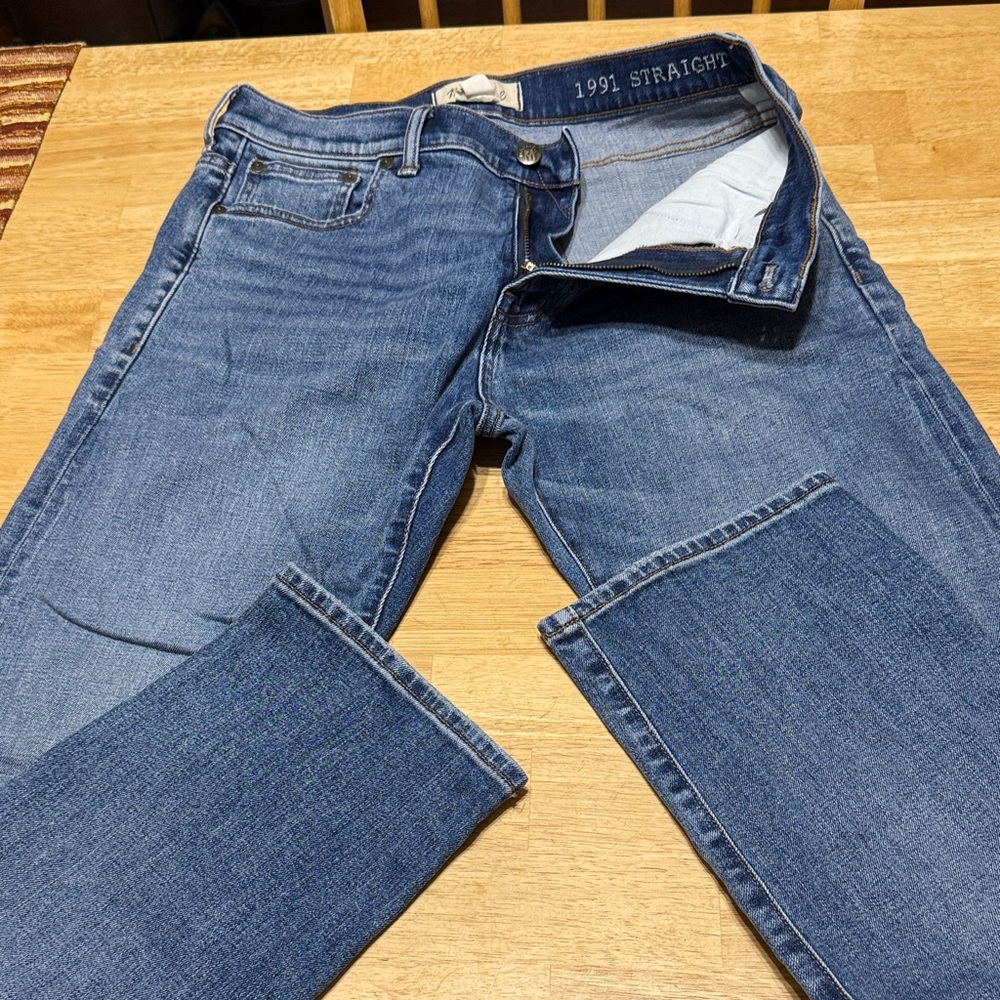 Men’s Madewell The 1991 Straight-Leg Stretch Selvedge Jean